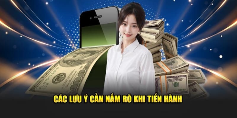 Lưu ý nhỏ khi tiến hành gửi tiền vào tài khoản chơi tại nhà cái F8BET